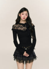 Slim Fit Hollow Knit Base Layer